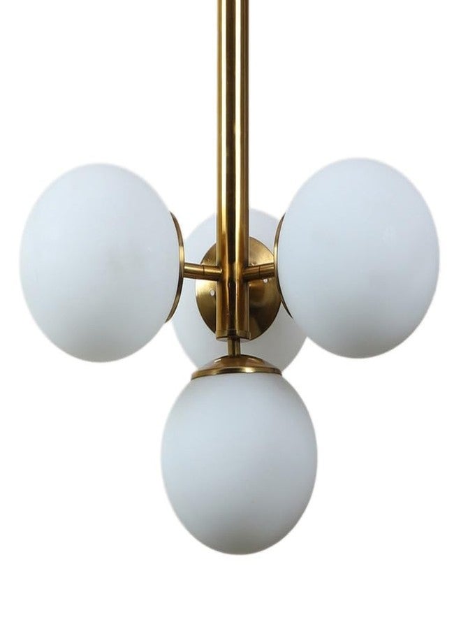 GAUVIK GAU-780 Cluster Hanging Lamp Chandelier with Bulb Light for Dining Room, Dining Room, Living Room, Bedroom, Restaurent, Cafe .Golden - Image 5